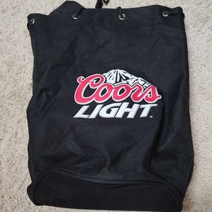 Coors Light Logo Black Red White Sling Backpack